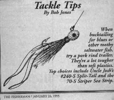 Click here to return  to Captain Dave's Tackle Tips Page!