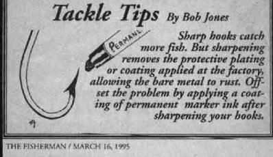 Click here to return  to Captain Dave's Tackle Tips Page!