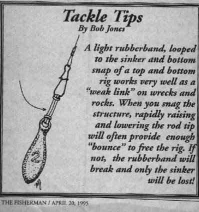 Click here to return  to Captain Dave's Tackle Tips Page!