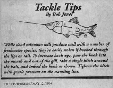 Click here to return  to Captain Dave's Tackle Tips Page!